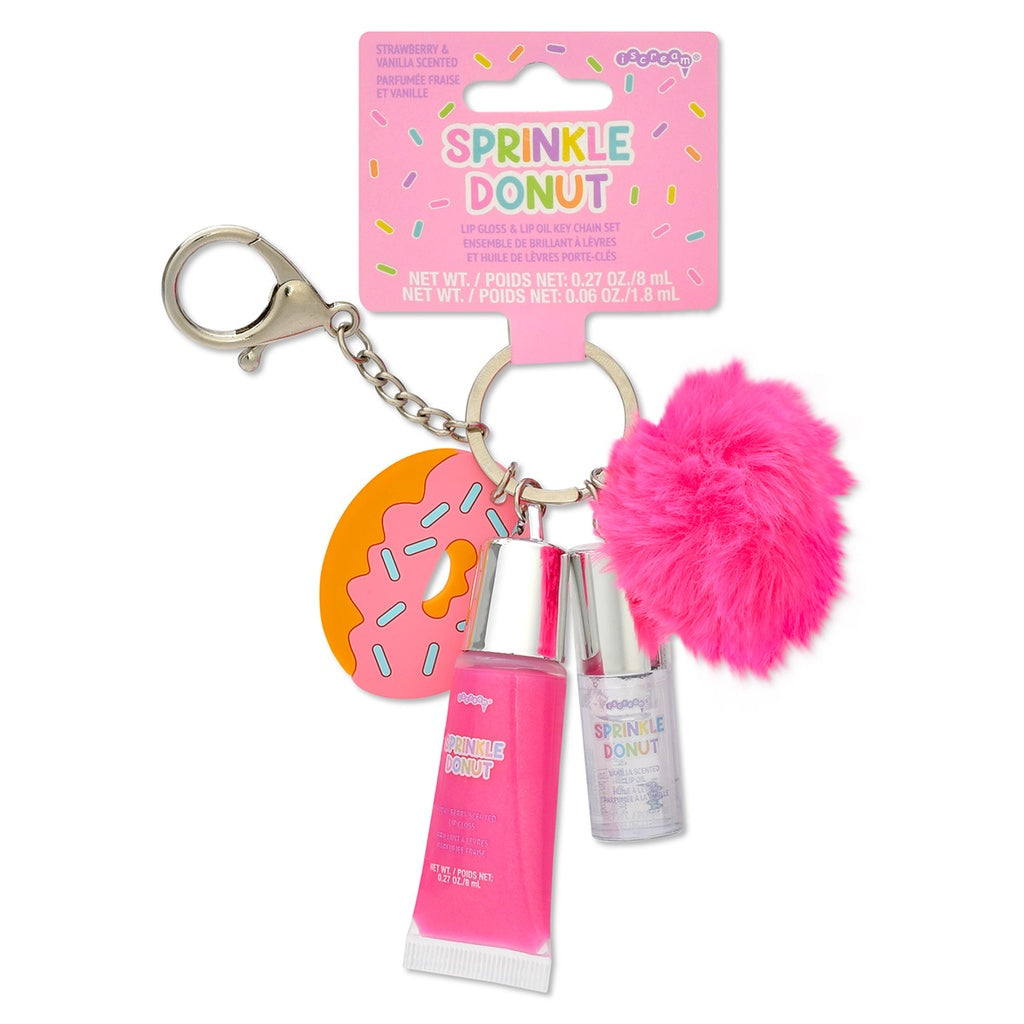 Donut Lip Gloss & Lip Oil Key Chain Cover