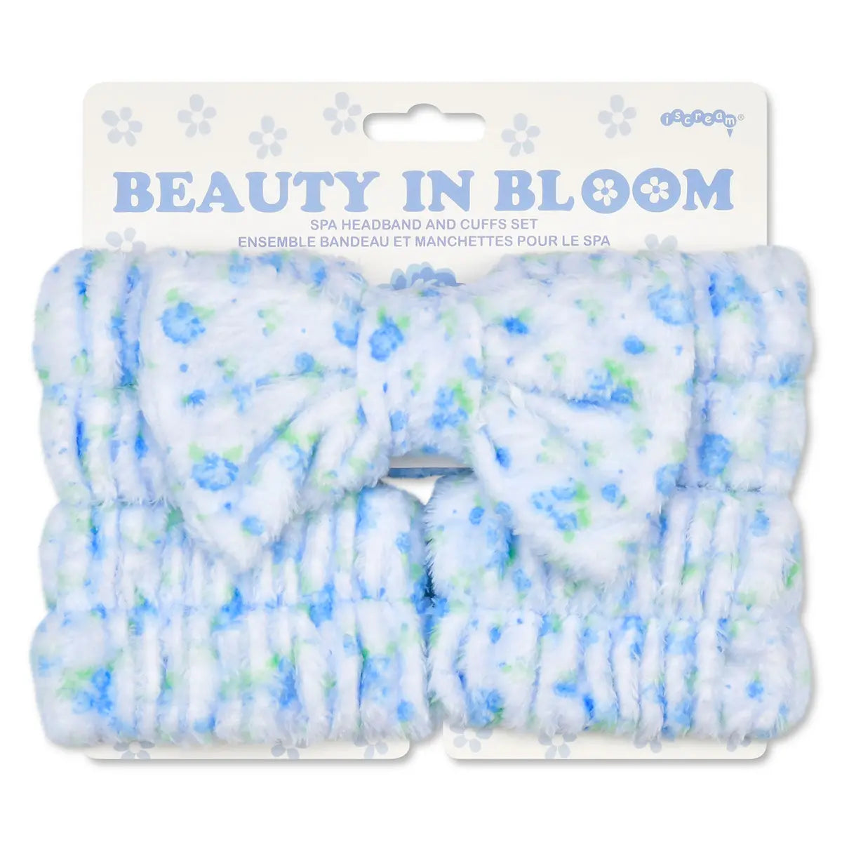 Blue Ditsy Spa Set Cover