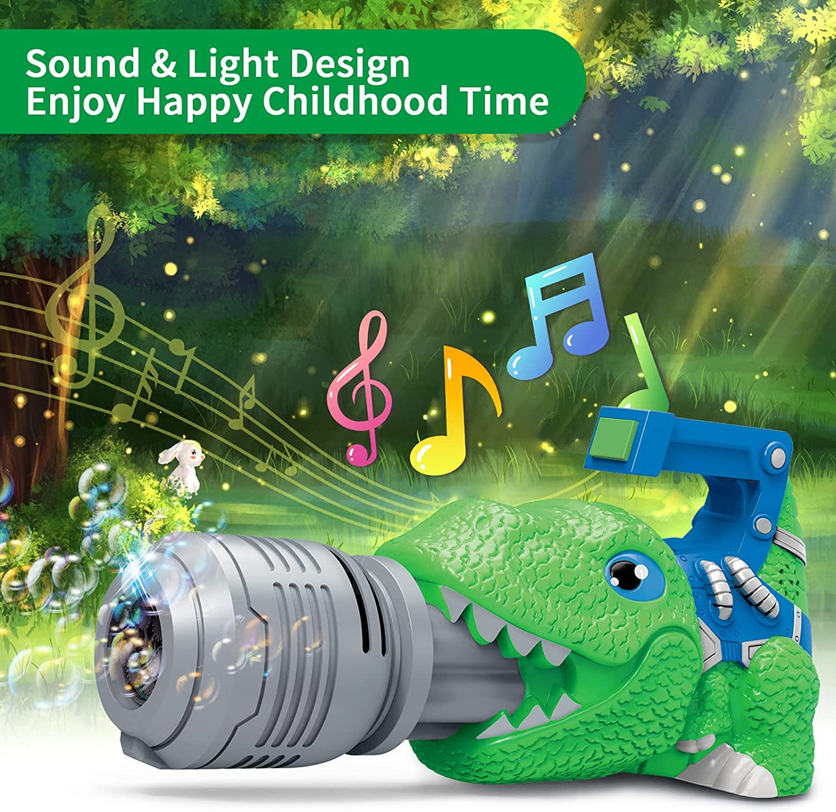 Lights & Sounds Dino Bubble Blaster Cover