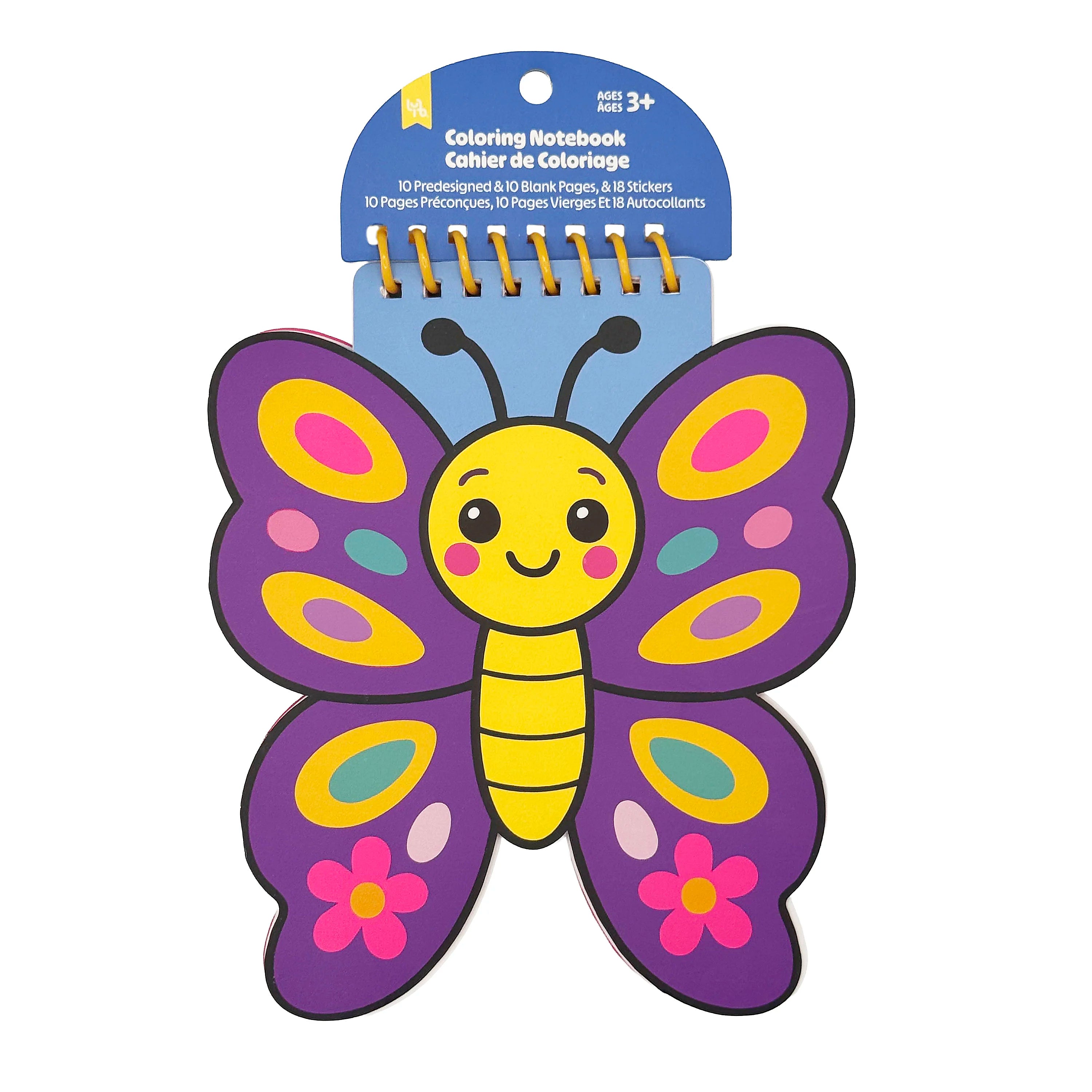 Tomfoolery Toys | Butterfly Coloring Notebook