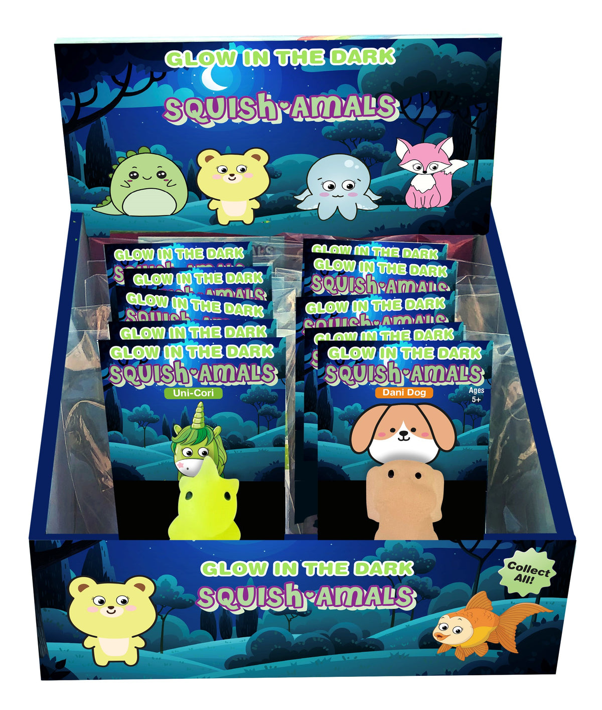 Squish-Amals Glow in the Dark Cover