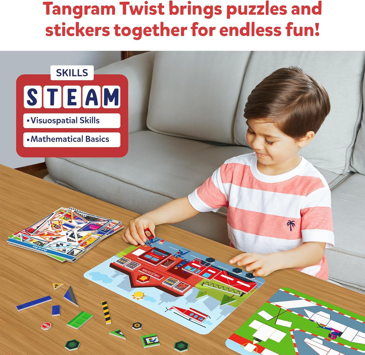 Tangram Twist: Off We Go! Cover