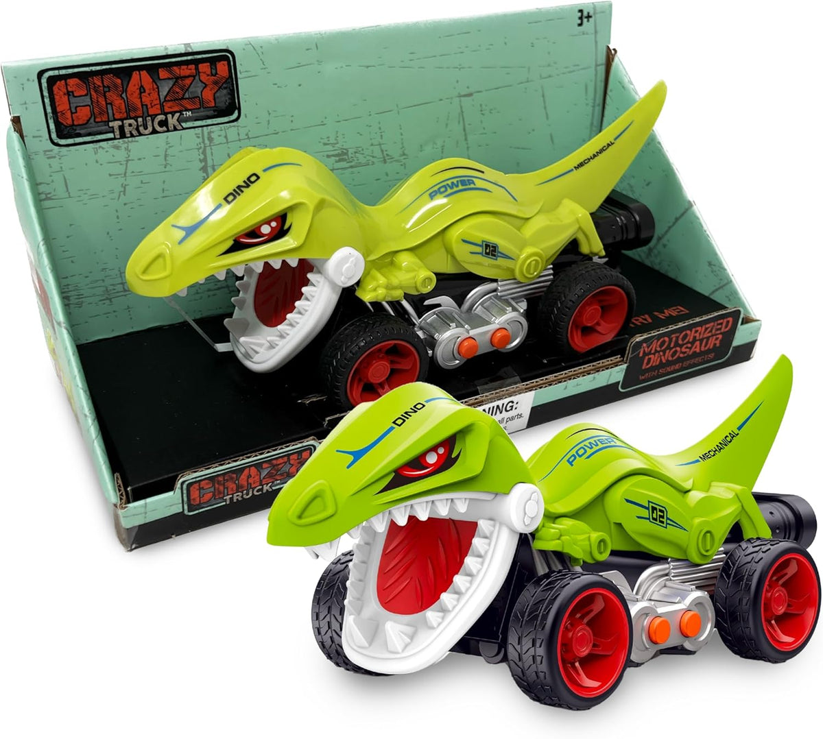 Crazy Trucks: Motorized Dino w/ Sounds Cover