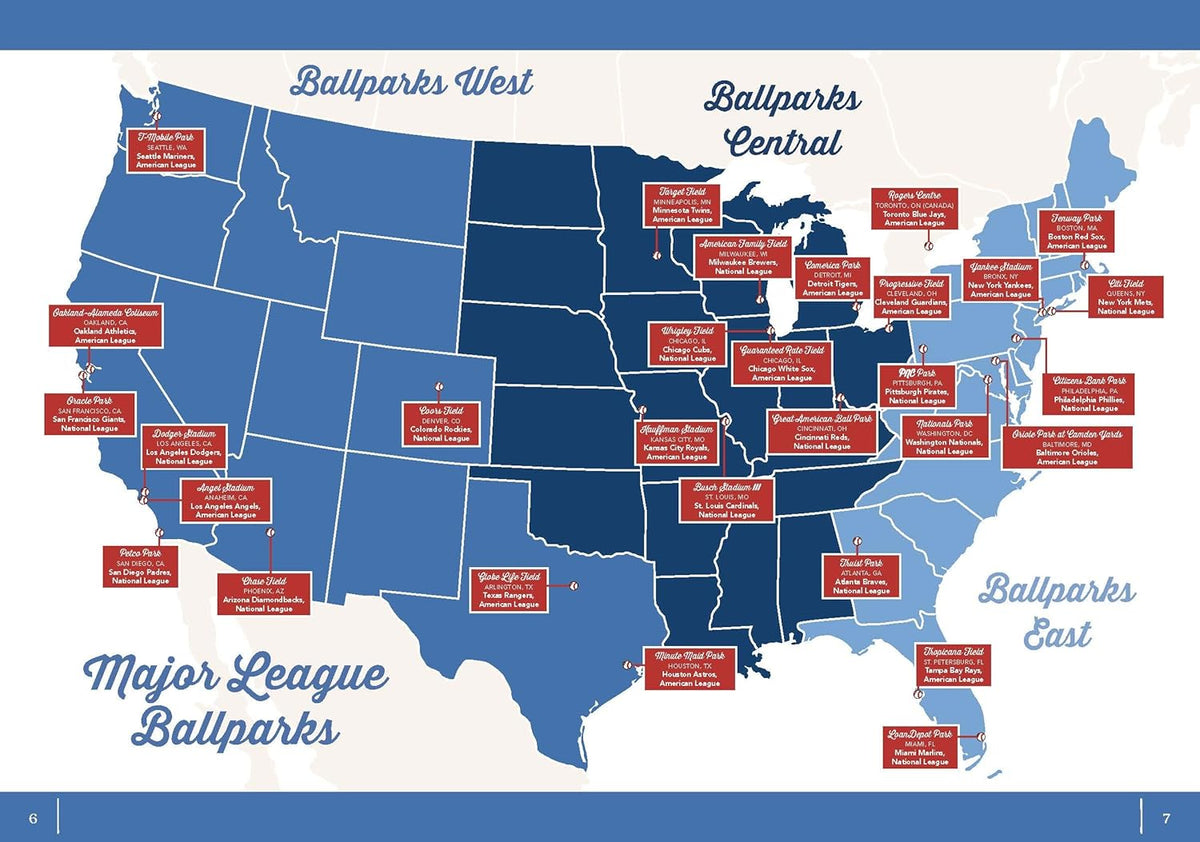 Ballparks and Baseball Sticker & Logbook Cover