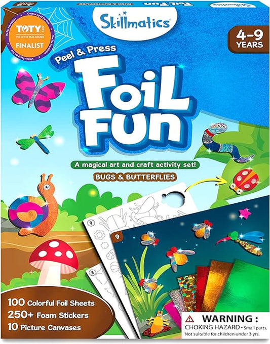 Tomfoolery Toys | Bugs & Butterflies Foil Fun