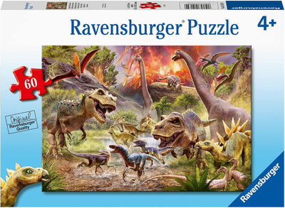 Dinosaur Dash 60pc Puzzle Preview #1