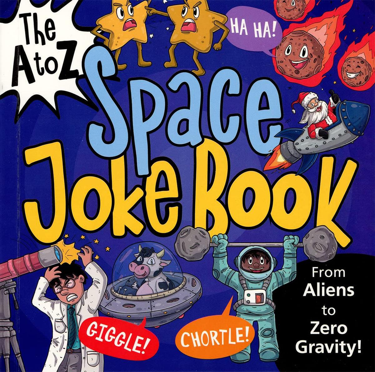 A to Z Space Joke Book Cover