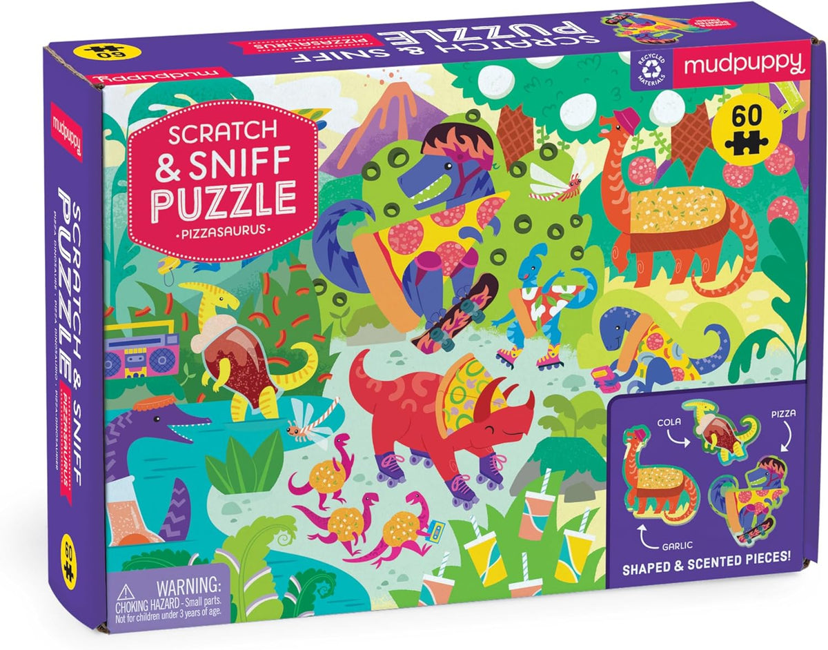 Pizzasaurus Scratch & Sniff Puzzle Cover