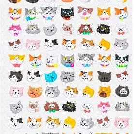 Happy Kitty Puffy Stickers Cover