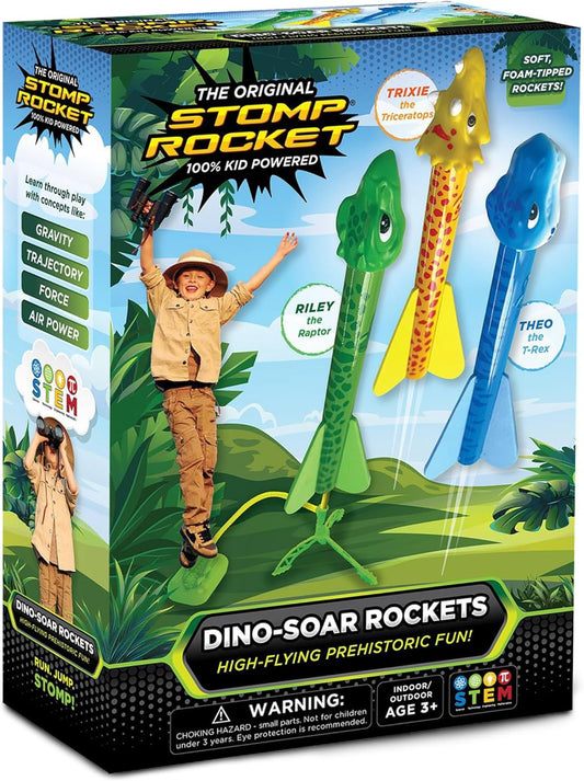 Tomfoolery Toys | Dino-Soar Stomp Rocket Kit