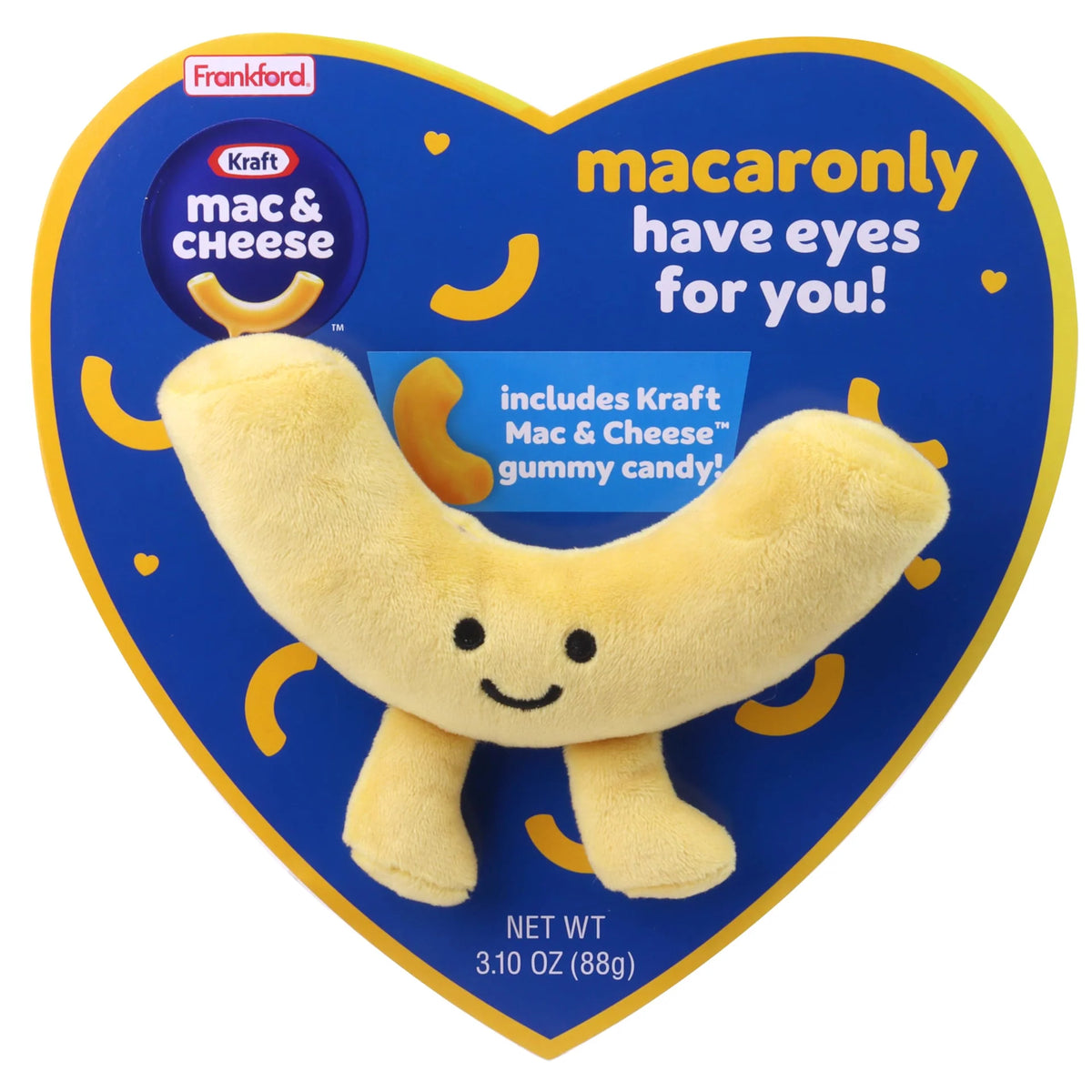 Kraft Mac & Cheese Heart Box w/Plush Cover