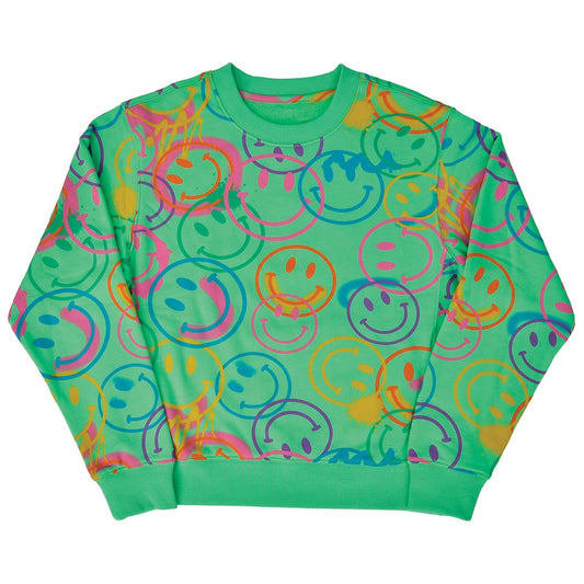 Tomfoolery Toys | All Over Smile Sweatshirt