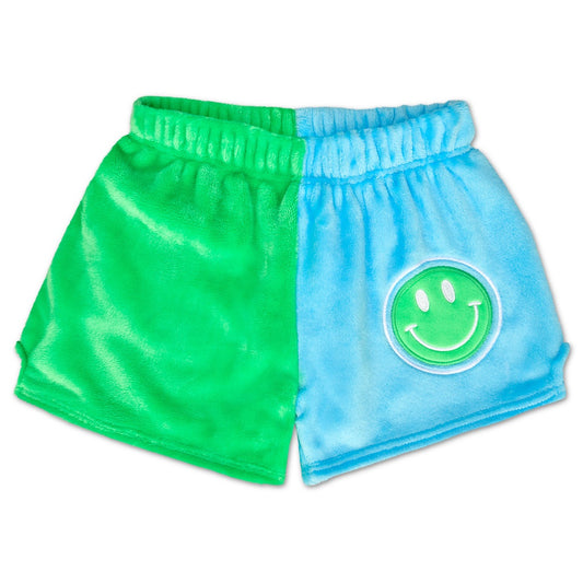 Tomfoolery Toys | Green & Blue Smile Plush Shorts