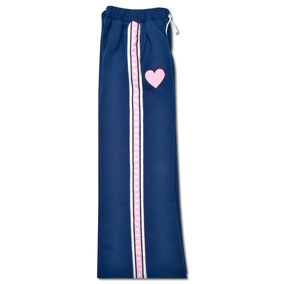 Loved Navy Blue Wide Leg Sweatpants Preview #2