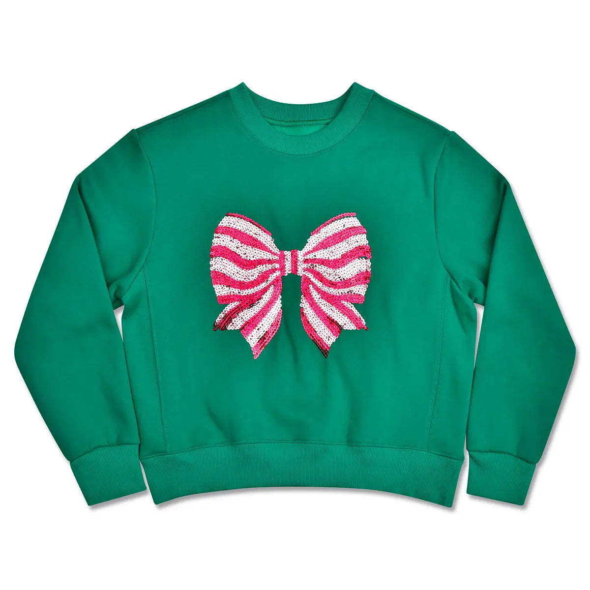 Tomfoolery Toys | Bow Sequins Sweatshirt