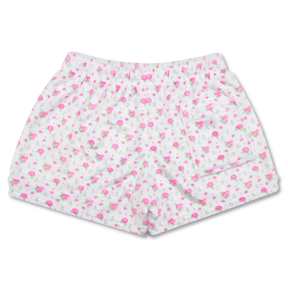 Pretty in White Plush Shorts Cover