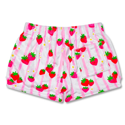 Strawberry Stripes Plush Shorts Preview #2