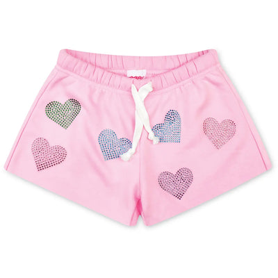 Sparkling Hearts Sweat Shorts Preview #1