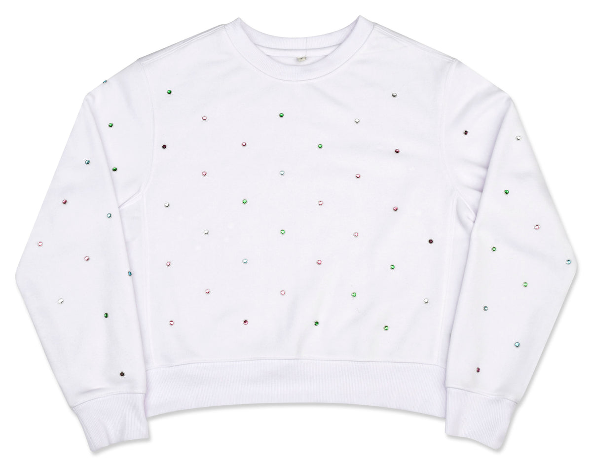 Bejeweled Sweatshirt Cover