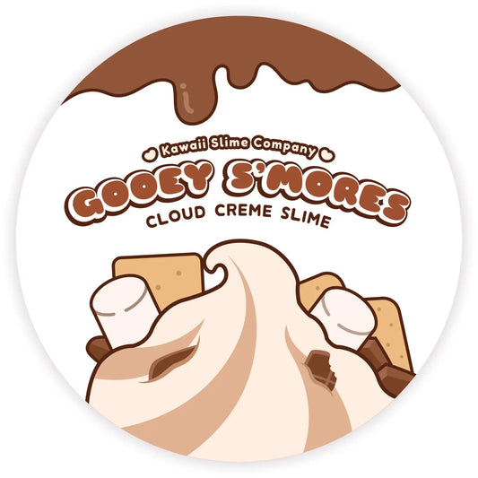 Tomfoolery Toys | Gooey S'mores Cloud Creme Slime