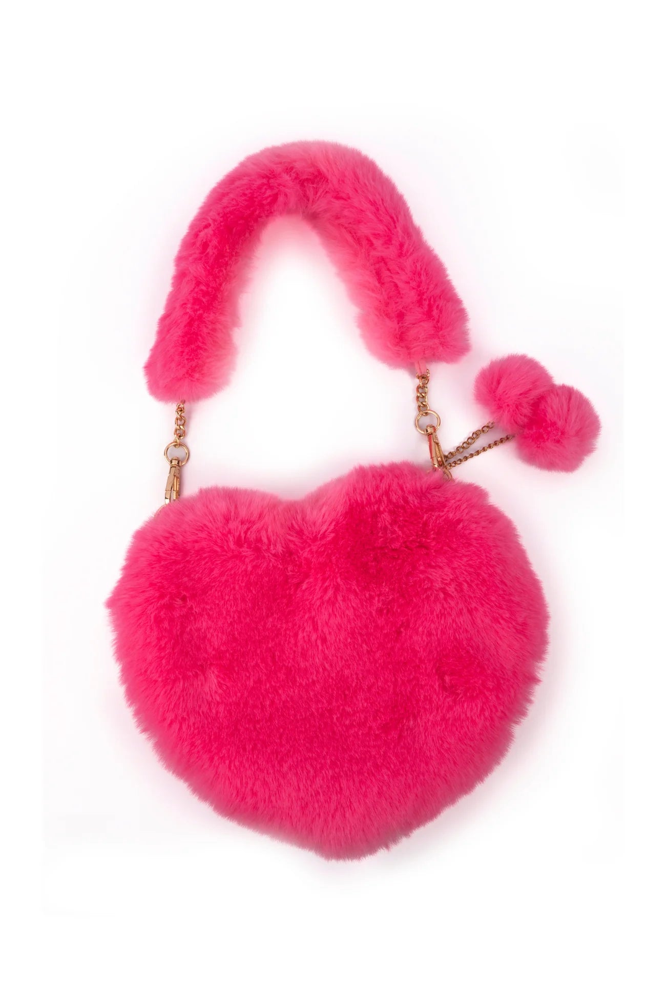 Tomfoolery Toys | Pinky Promise Furry Fuchsia Purse