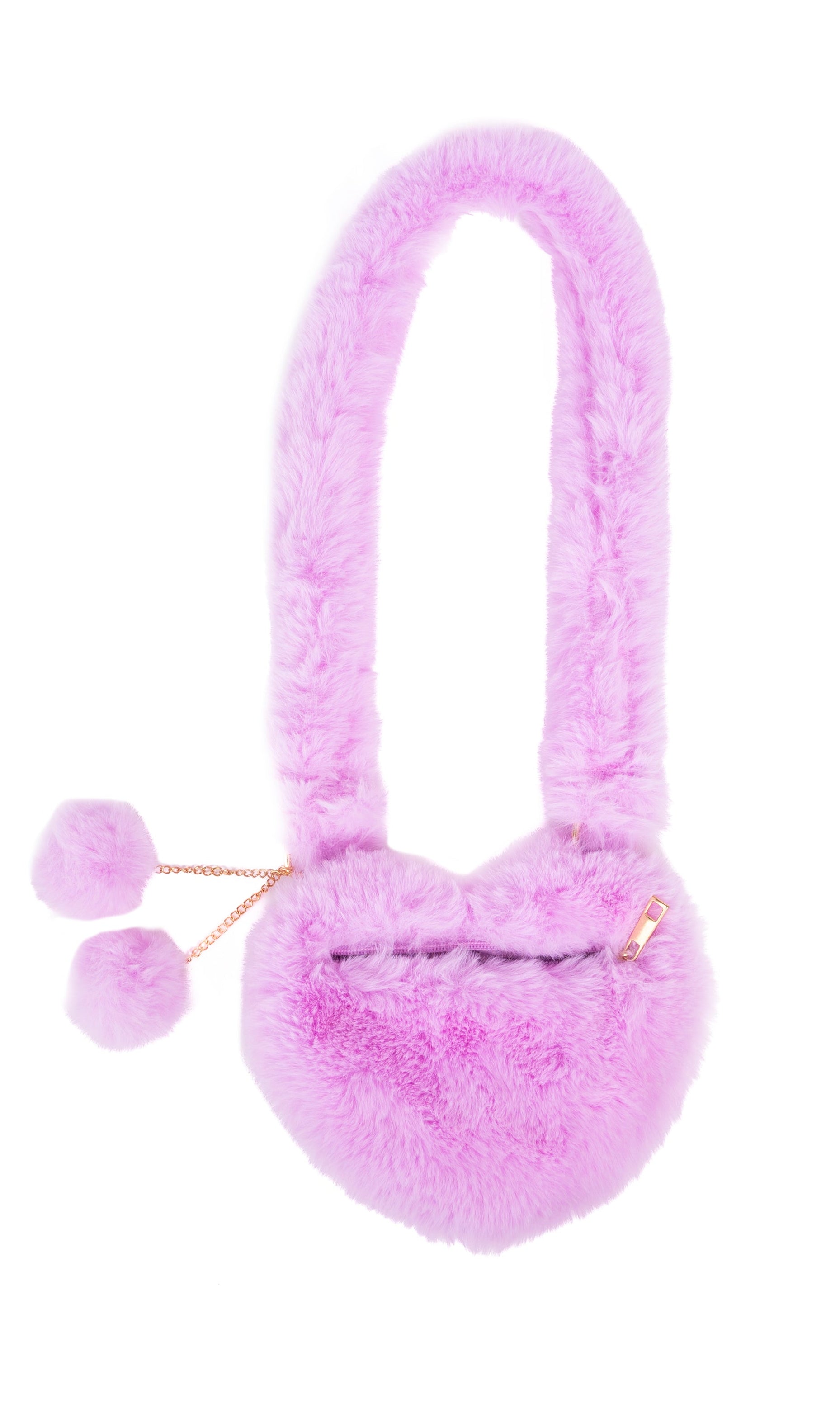 Tomfoolery Toys | Lilac Love Furry Purse