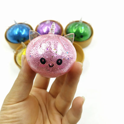 Glitter Unicorn Steamed Bun Squishy Preview #4
