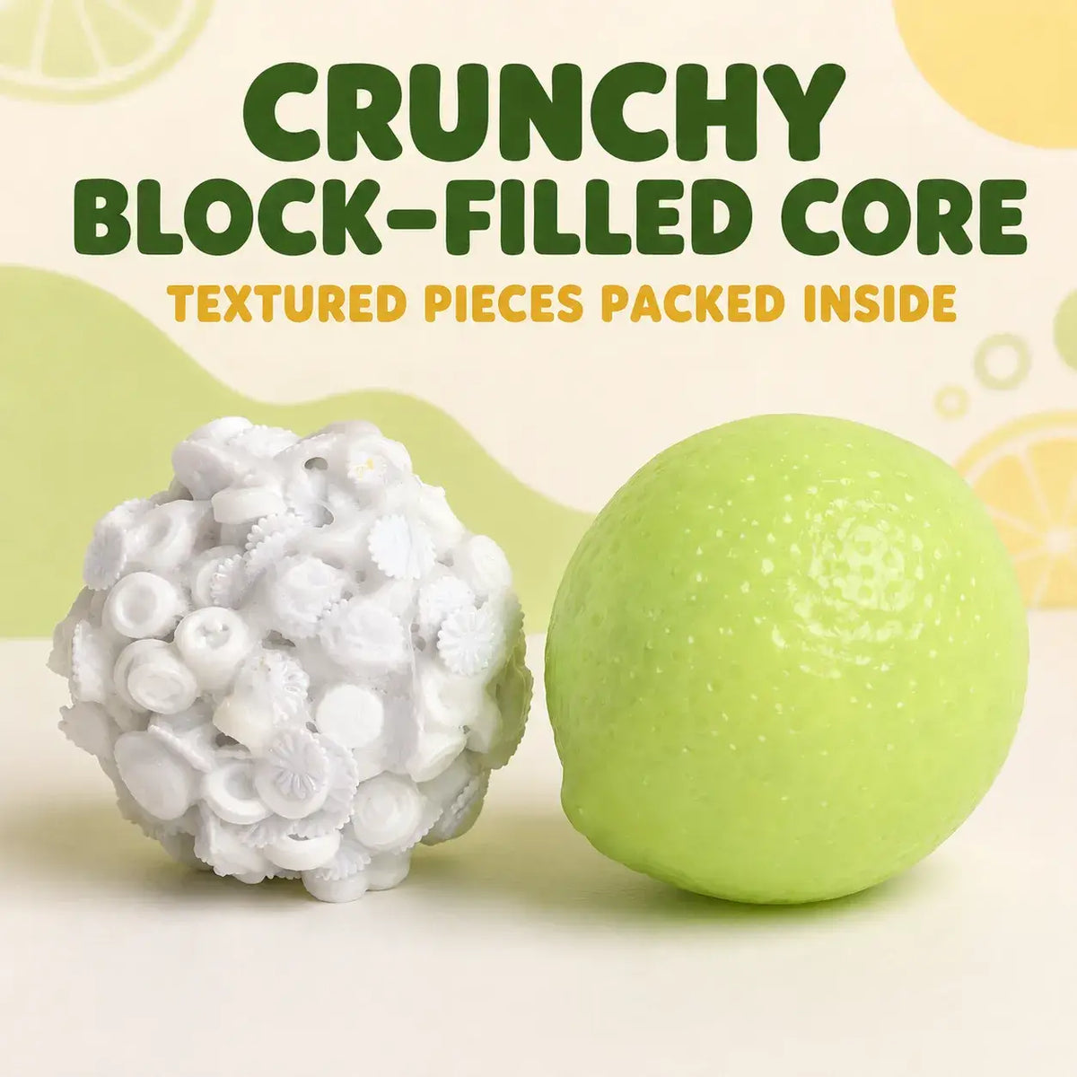 Crunchy Lemon Block Squishy Cover