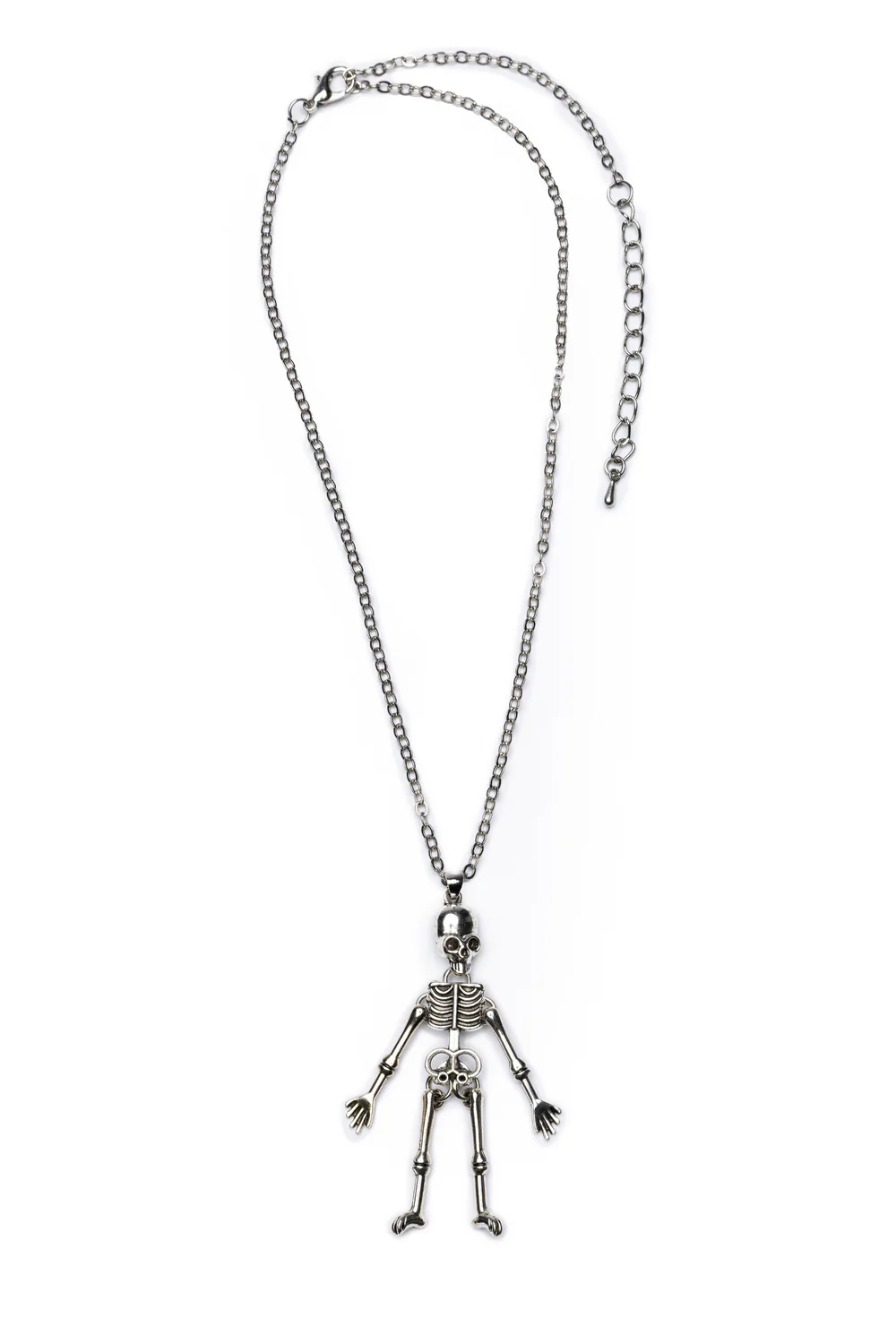 Tomfoolery Toys | Spooky Scary Skeleton Necklace