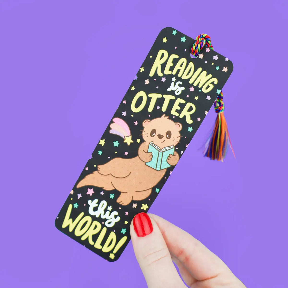 Reading Is Otter This World Bookmark Cover