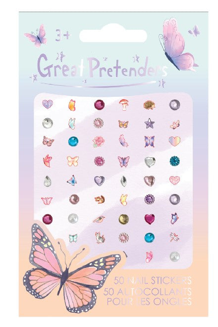 Tomfoolery Toys | Butterfly Nail Stickers