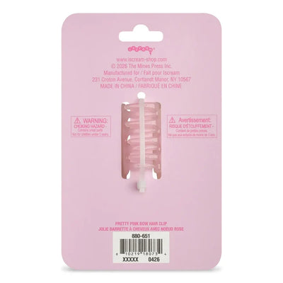 Pretty Pink Bow Hair Clip Preview #2