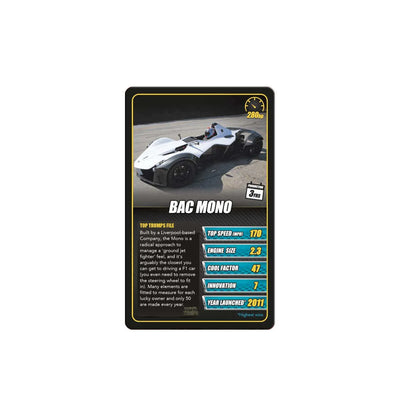 Sports Cars Top Trumps Preview #4