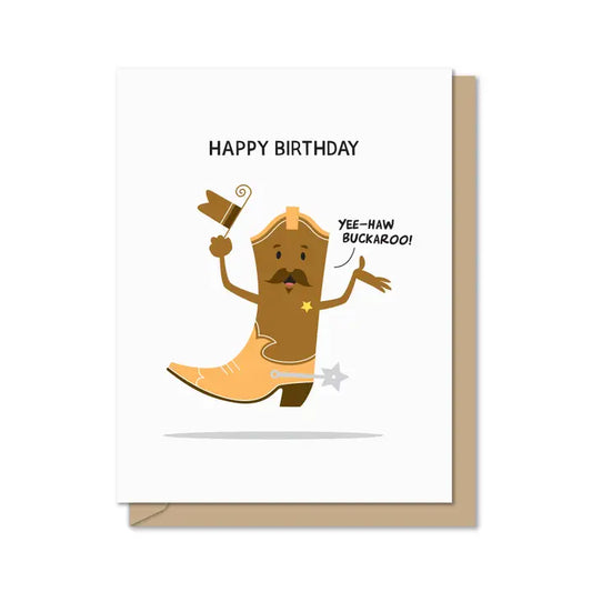 Tomfoolery Toys | Birthday Buckaroo Card