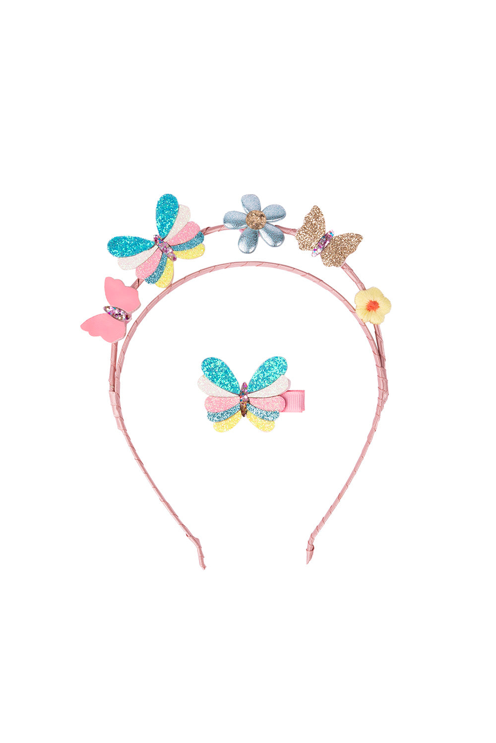 Butterflies for Days Headband & Clip Cover