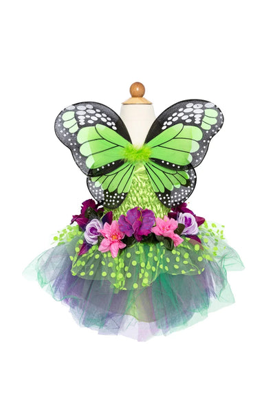 Green Fairy Blooms Dress & Wings, Sz. 3-4 Preview #5