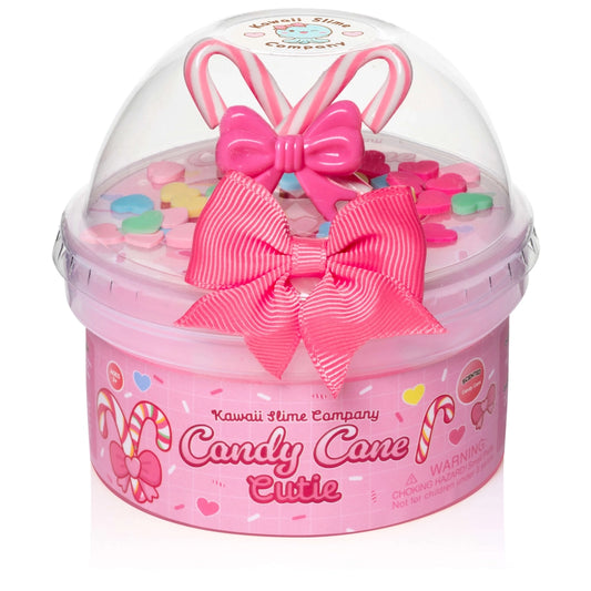 Tomfoolery Toys | Candy Cane Cutie Butter Slime