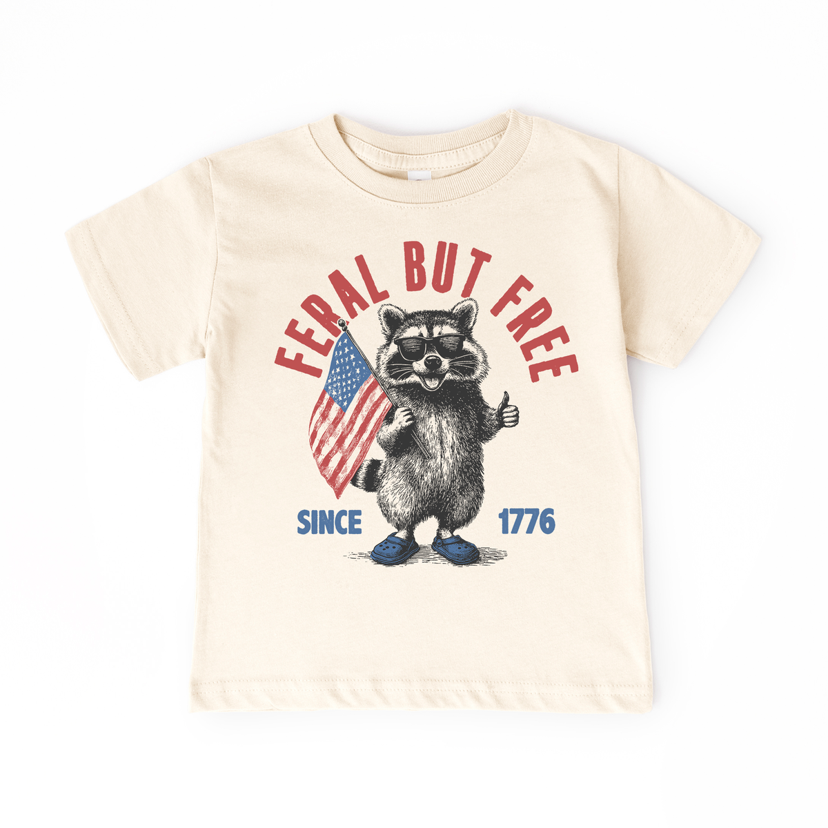 Feral & Free - 4th of July Tee Cover