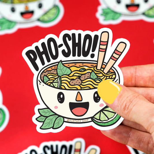 Tomfoolery Toys | Pho Sho Noodles Vinyl Sticker