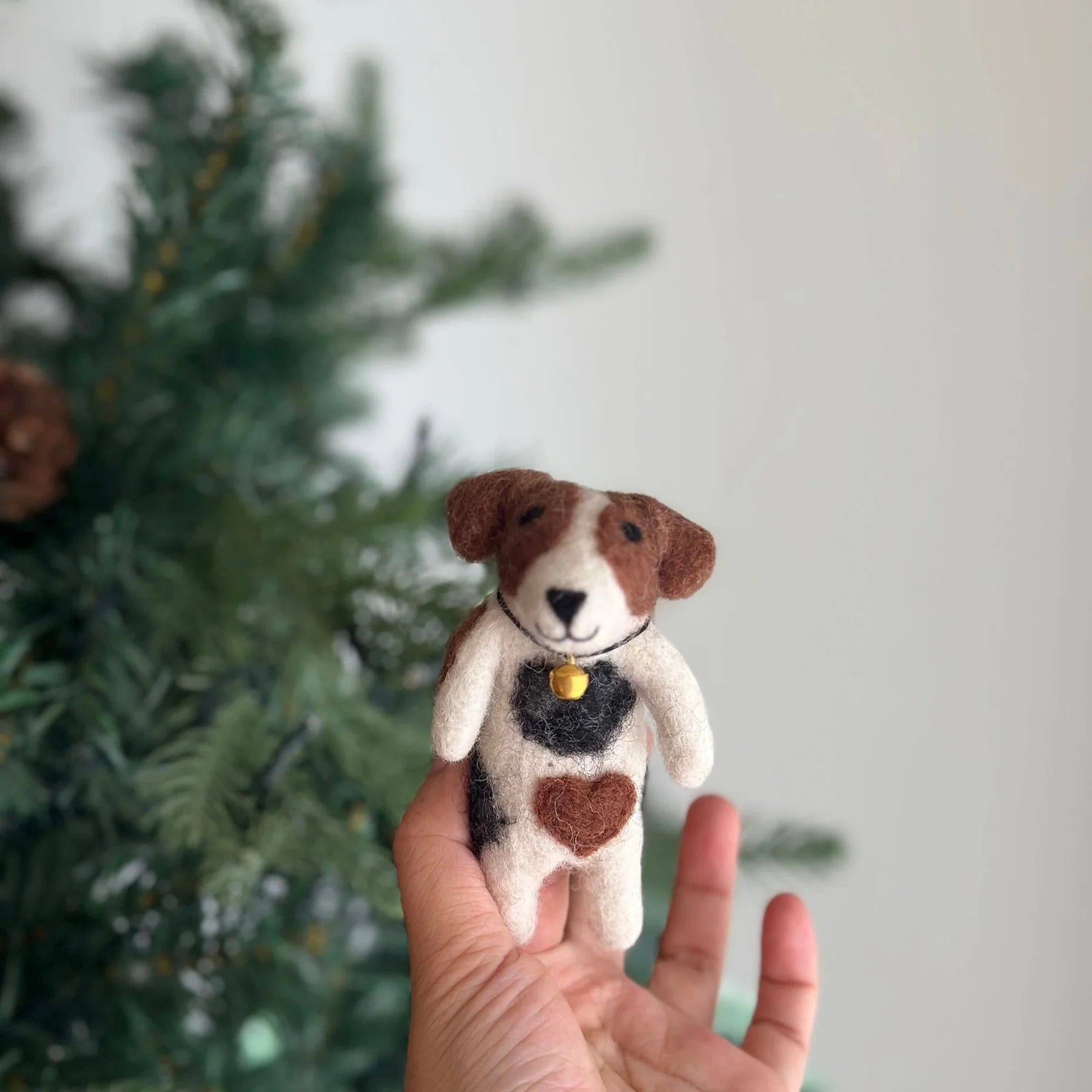 Tomfoolery Toys | Jack Russell Terrier Felt Finger Puppet