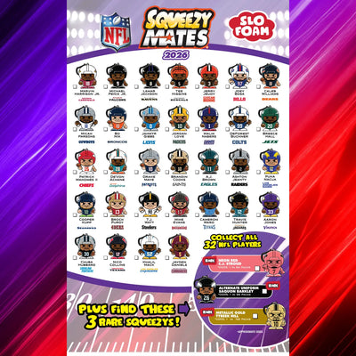 NFL Squeezymates Blind Bag Preview #3