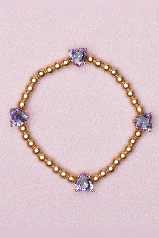 Tomfoolery Toys | Chic Amethyst Love Bracelet