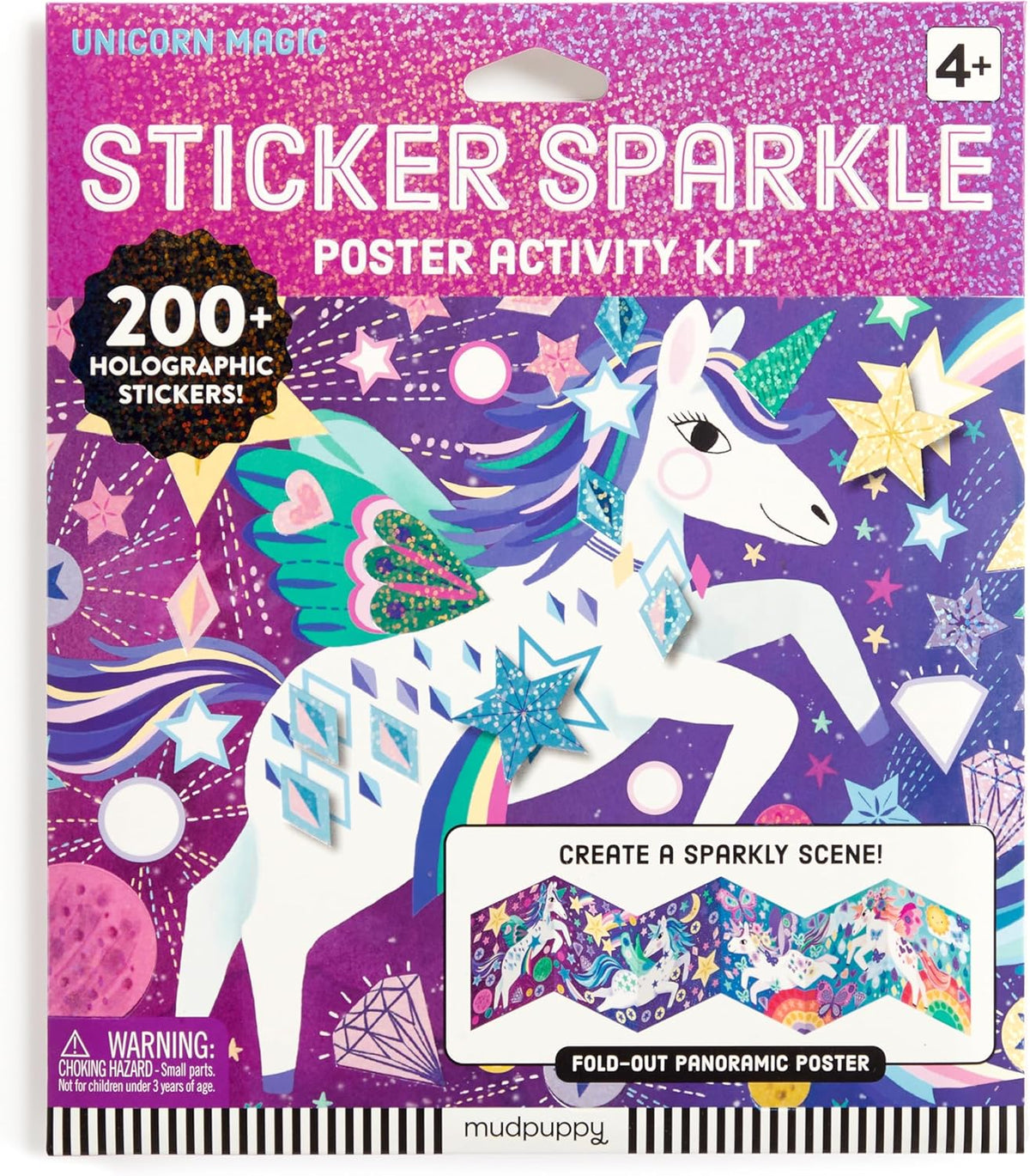 Unicorn Magic Sticker Sparkle Poster Activity Kit Cover