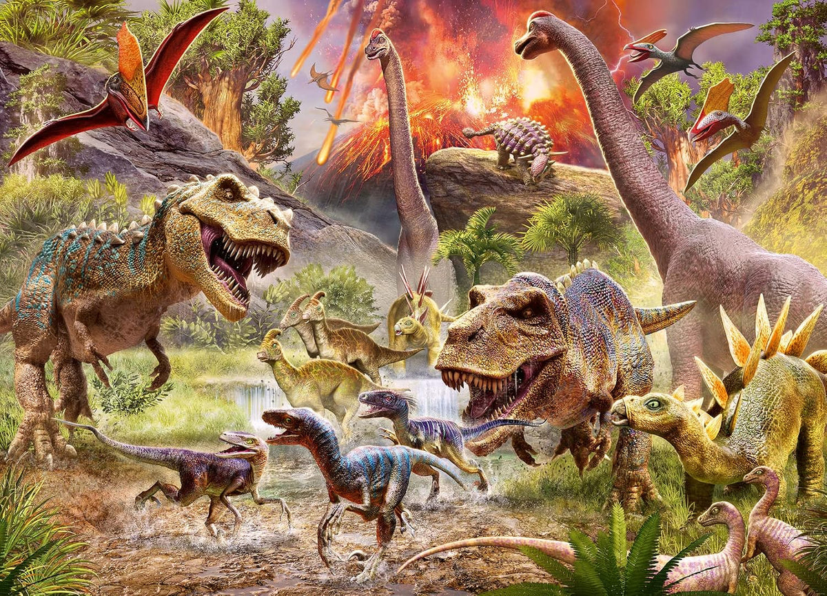 Dinosaur Dash 60pc Puzzle Cover