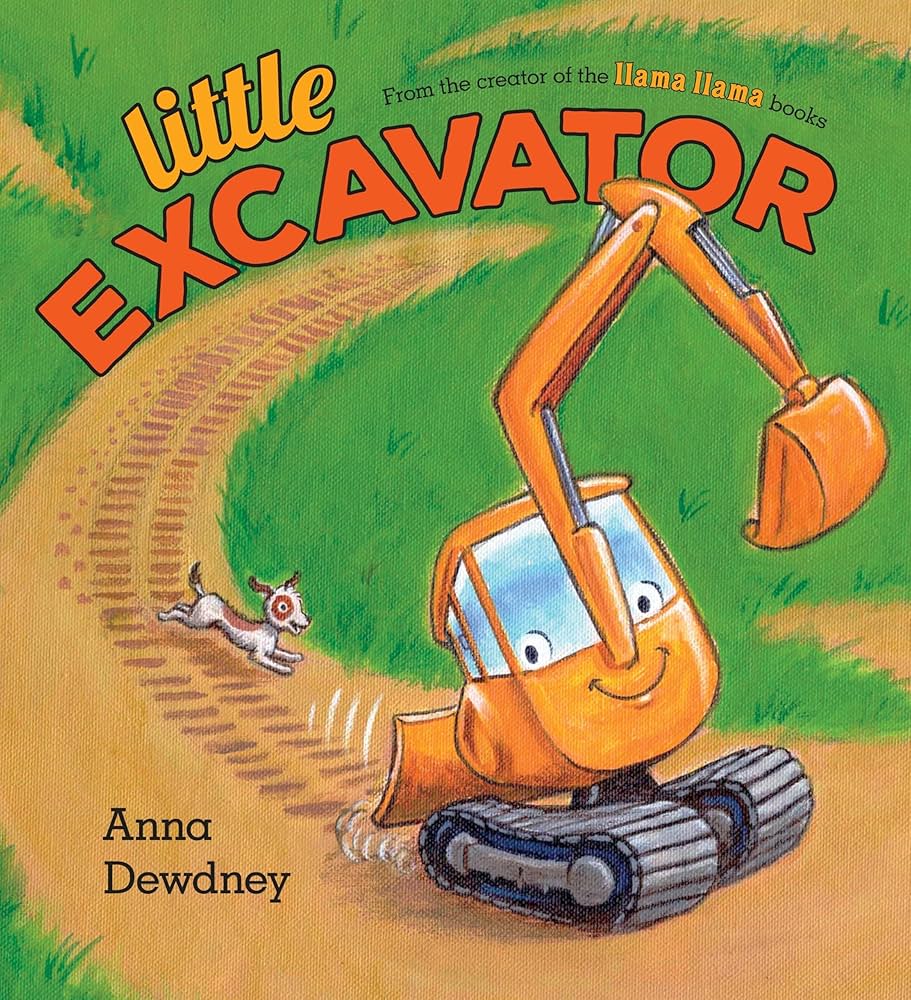 Little Excavator Board Book Cover