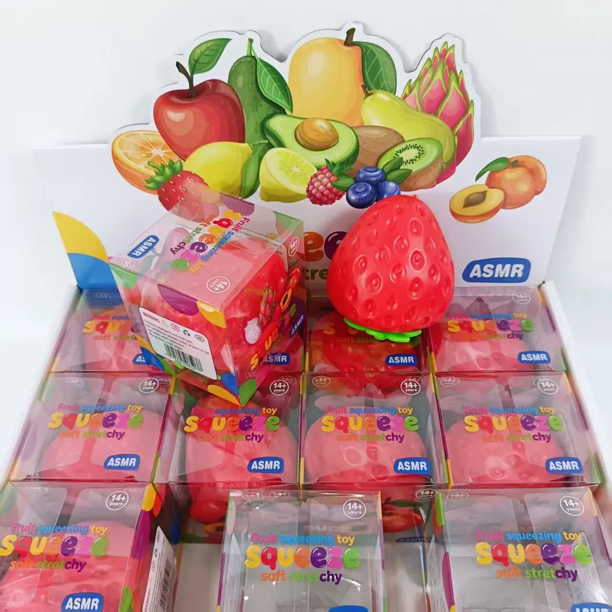 Crunchy Strawberry Block Squishy Cover