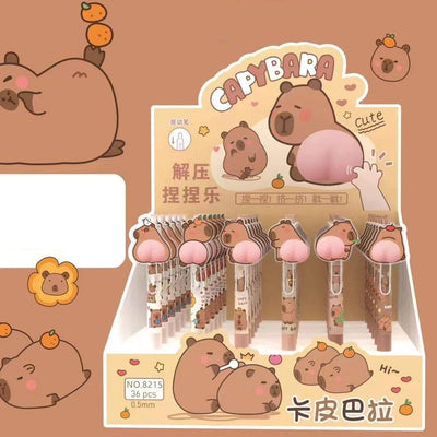 Squishy Capybara Butt Gel Pen Preview #1