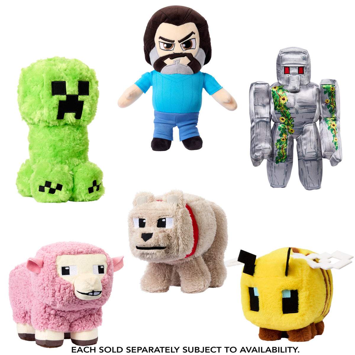 Minecraft Basic Plush Assrt. Cover