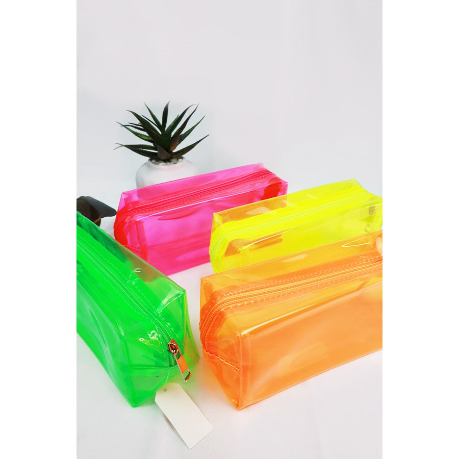 Neon Clear Cosmetic Bag Cover