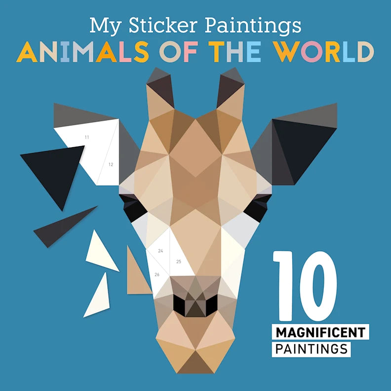 My Sticker Paintings: Animals of the World Cover